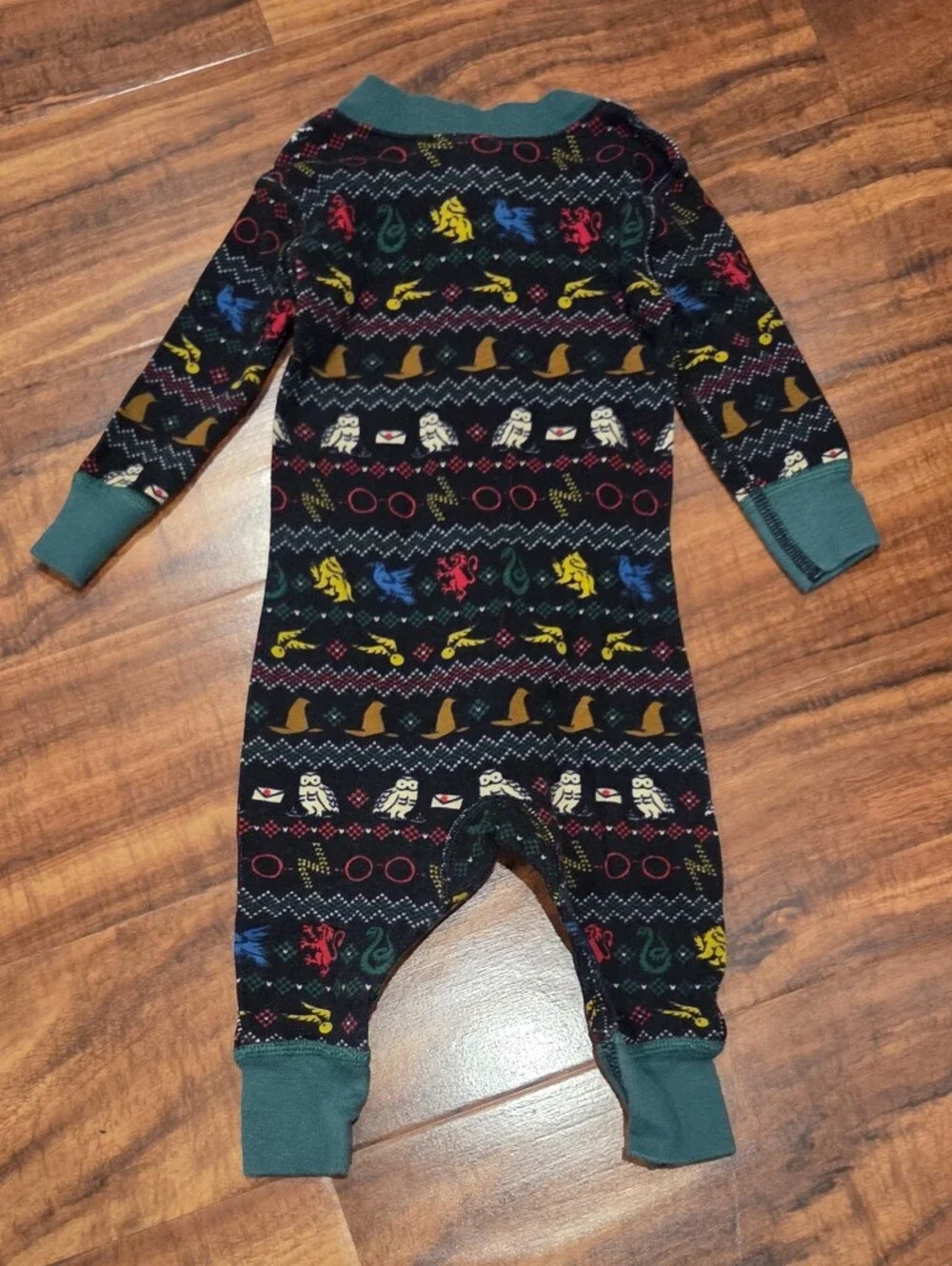 Hanna Andersson EUC 3-6 Months Harry Potter Print One-piece Pj Romper